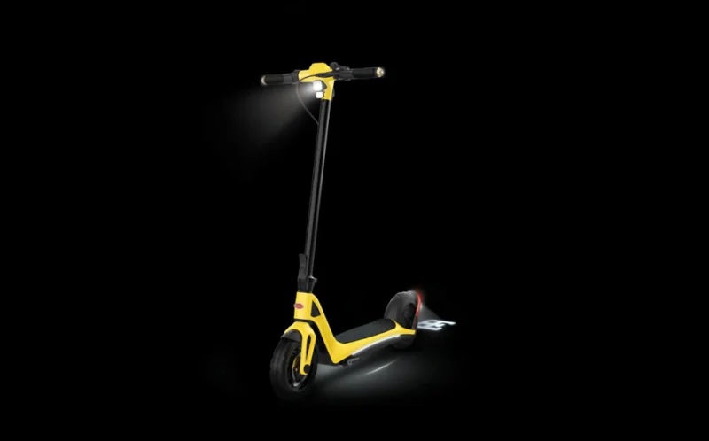 yellow bugatti 10.0 electric scooter